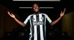 Newcastle United have completed the signing of Nottingham Forest forward Anthony Elanga