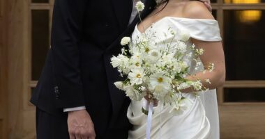 Charli XCX, 32,  has revealed emotional husband George Daniel, 35, cried during their intimate wedding at Hackney Town Hall on Saturday