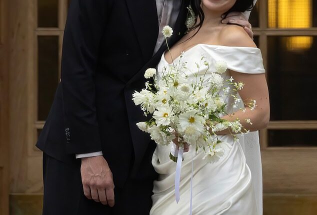 Charli XCX, 32,  has revealed emotional husband George Daniel, 35, cried during their intimate wedding at Hackney Town Hall on Saturday