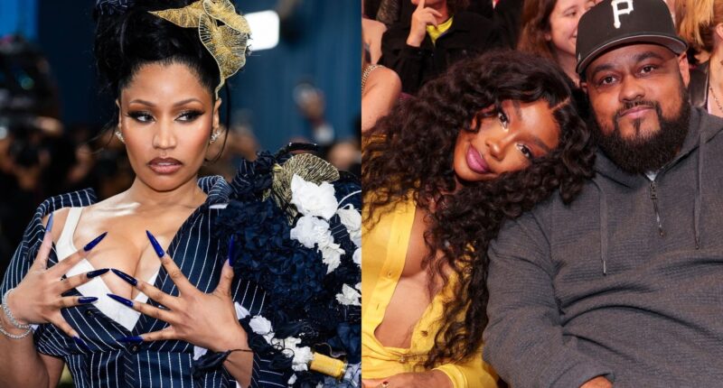 Nicki Minaj SZA Exchange Heated Spicy Nasty Words Tweets X Singer Manager TDE Punch Terrance Henderson