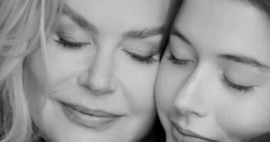 Hollywood's latest nepo baby! Nicole Kidman's daughter Faith followed in her mother's showbiz footsteps as they posed for a stunning joint beauty campaign