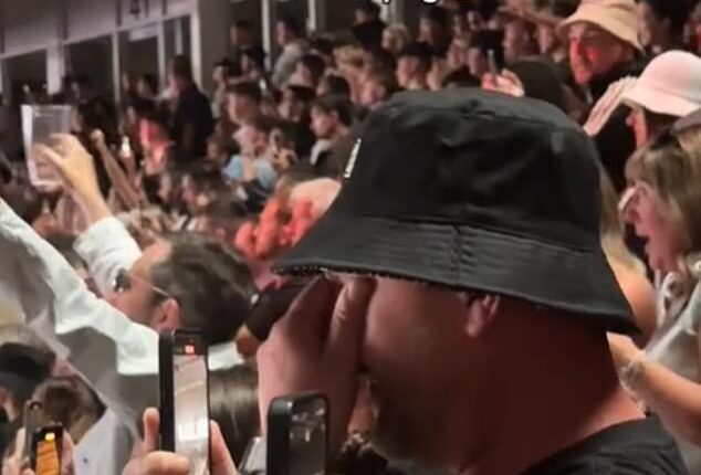 Emotional Oasis fans could not hold back their tears as they finally witnessed Noel and Liam Gallagher reunite on stage for the first time in 16 years