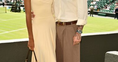 Olivia Dean is in a relationship with Eddie Burns, the drummer in fellow singer Clairo's band, MailOnline can reveal