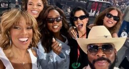 Gayle King shared photos from her epic night watching the Queen Bey's final Cowboy Carter tour show on Saturday - and quite a number of A-listers had attended