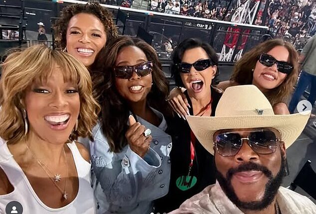 Gayle King shared photos from her epic night watching the Queen Bey's final Cowboy Carter tour show on Saturday - and quite a number of A-listers had attended