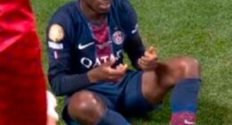 PSG star Ousmane Dembele paid tribute to Diogo Jota with his goal celebration on Saturday