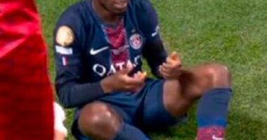 PSG star Ousmane Dembele paid tribute to Diogo Jota with his goal celebration on Saturday