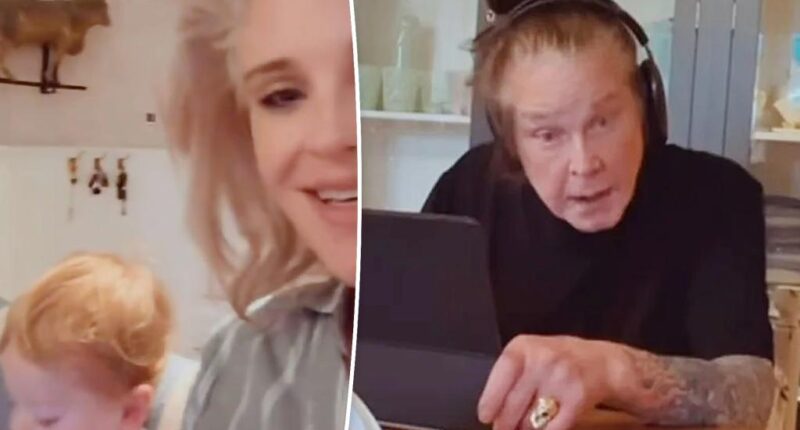 Ozzy Osbourne seen with daughter Kelly and grandson in final video two days before death