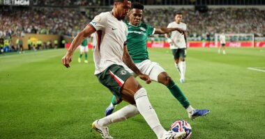 Palmeiras wonderkid Estevao clashes with Enzo Fernandez and two other future Chelsea team-mates during heated Club World Cup quarter-final