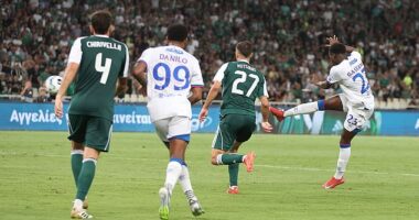 Djeidi Gassama came off the bench to level the contest in Greece and seal Rangers' progress