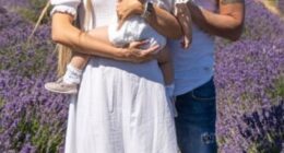 Peter Andre's wife Emily has shared sweet family snaps with the Mysterious Girl singer and their daughter Arabella on Instagram on Sunday