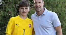 The son of Premier League legend Petr Cech has signed his first professional terms with a club