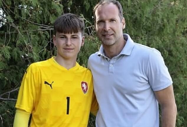 The son of Premier League legend Petr Cech has signed his first professional terms with a club