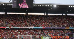 A minute's silence was held for Diogo Jota before Portugal Women faced Spain