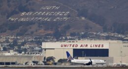 A United Airlines pilot asked for clarification from an air traffic controller, which potentially stopped a runway collision at San Francisco International Airport (file photo)