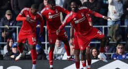 Nottingham Forest star Callum Hudson-Odoi (left) is of interest to Premier League sides