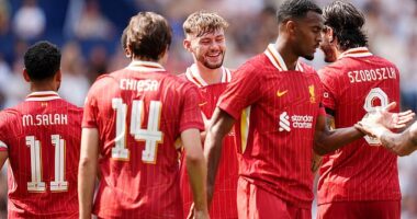 Preston North End 1-3 Liverpool: Darwin Nunez dedicates celebration to late team-mate Diogo Jota as Reds dispatch Championship opponents in pre-season friendly