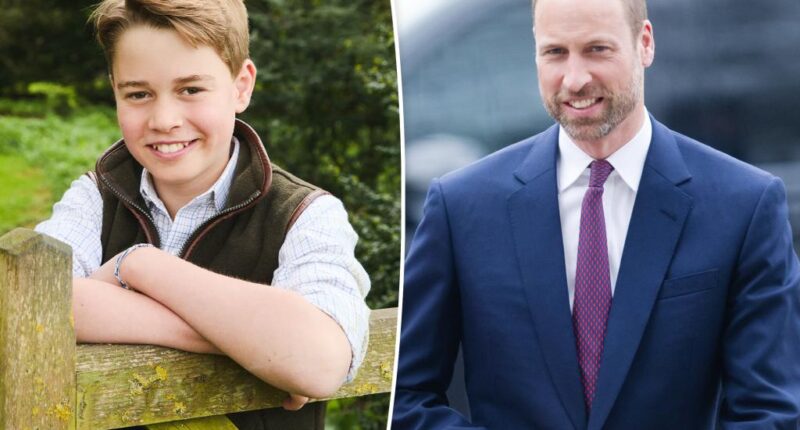 Prince George is Prince William's twin in new photo for 12th birthday