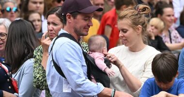 Princess Beatrice and her husband Edoardo Mapelli Mozzi have shared a rare glimpse of their blended family, including the couple's newborn daughter Athena and Beatrice's stepson Wolfie, eight