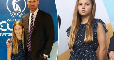 Princess Charlotte makes surprise appearance with Prince William at Euro 2025