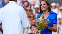 The Princess of Wales beamed as she handed Jannik Sinner the Wimbledon trophy following an enthralling four-set final in front of royalty and A list celebrities