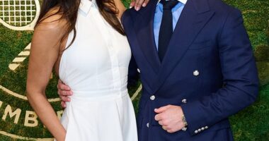 Priyanka Chopra and Nick Jonas only had eyes for each other as they posed up a storm inside AELTC's Parkside Suite in No.1 Court at the star-studded tournament