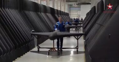 Russia has showed off what it claims is the world's biggest drone production facility
