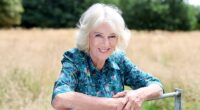 Queen Camilla was photographed beaming in the sunshine in a stunning new birthday portrait released by Buckingham Palace to mark her 78th birthday tomorrow