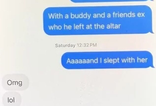 A woman has revealed the chilling moment she opened her husband's phone after returning from a work trip