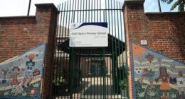Pictured: Kobi Nazrul school, where no pupils speak English as a first language