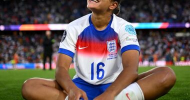 Jess Carter takes a moment for the incredible triumph of Euro 2025 to sink in