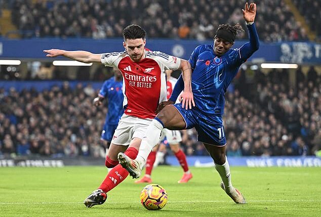 Arsenal have agreed a £52million fee with Chelsea to sign English winger Noni Madueke