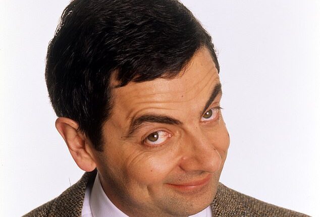 Researchers discovered the best way to indicate what you want is to look at an object, make eye contact with a person, and then look back at the same object. Pictured: Mr Bean - who hardly speaks - is renowned for having incredibly expressive eyes