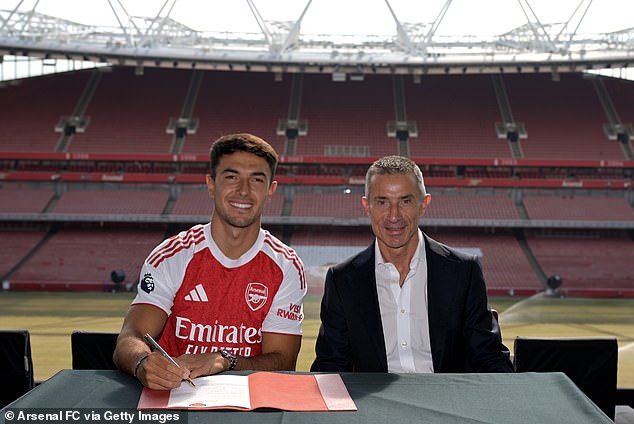 Arsenal have announced the signing of Real Sociedad midfielder Martin Zubimendi for £61m