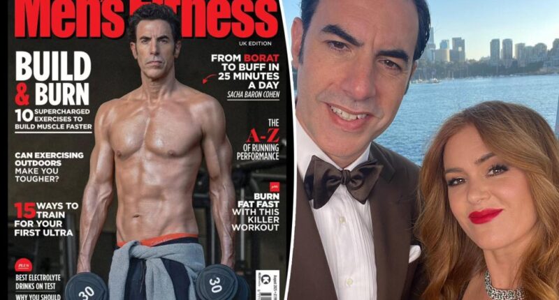 Sacha Baron Cohen debuts ripped physique after Isla Fisher divorce
