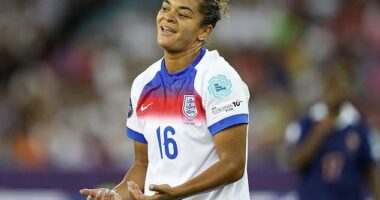 Jess Carter was left out of England's starting XI for their Euro semi-final clash against Italy