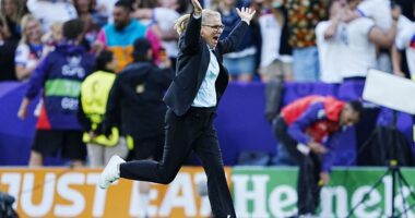 Sarina Wiegman to keep on dancing after ‘chaotic and ridiculous’ Euro 2025 win