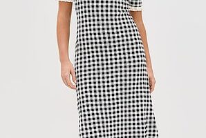 Last month, the TODAY star wore an adorable, white-and-blue gingham print knit dress by designer Sea New York that retailed for $395
