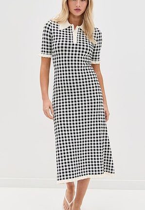 Last month, the TODAY star wore an adorable, white-and-blue gingham print knit dress by designer Sea New York that retailed for $395