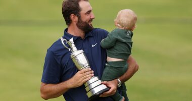 A relentless Scottie Scheffler sealed his first British Open triumph by four shots on Sunday