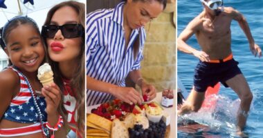 See snaps from Meghan Markle, Khloé Kardashian and more