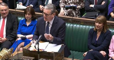 Keir Starmer pointed the finger at Tories over the panicky response to a huge military data leak, saying at PMQs there were 'serious questions to answer'
