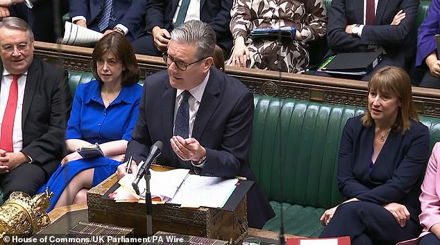 Keir Starmer pointed the finger at Tories over the panicky response to a huge military data leak, saying at PMQs there were 'serious questions to answer'