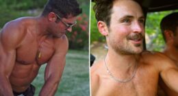 Shirtless Zac Efron flaunts muscles while golfing with brother Dylan