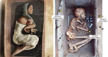 Archaeologists found remains of a teenage girl buried over 5,000 years ago. Those who buried her first cut off her arm and laid it over her chest