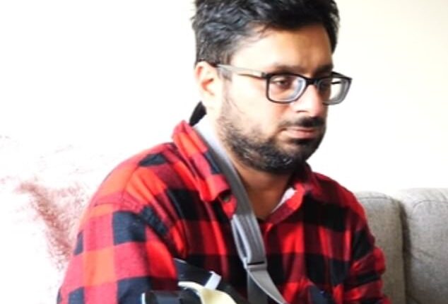 Saurabh Anand was allegedly attacked by a horde of teenagers - one of whom was allegedly armed with a machete