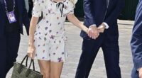 Sienna Miller joined a host of stars in south-west London as day eight of Wimbledon got underway on Tuesday