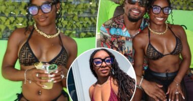 Simone Biles fuels boob job speculation with bikini photos