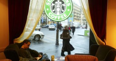 Starbucks downgraded to underperform as broker sees too much froth in the stock price