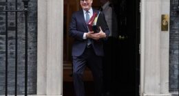 Keir Starmer put on a big smile for the cameras as he left for PMQs this morning, despite his authority being left in tatters after his extraordinary surrender to avert defeat at the hands of Labour rebels